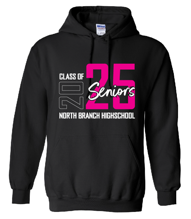 NB 2025 Senior Black Hooded Sweatshirt