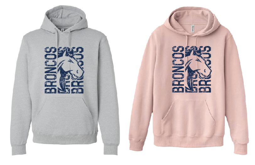 NBE Broncos Adult Hooded Sweatshirt