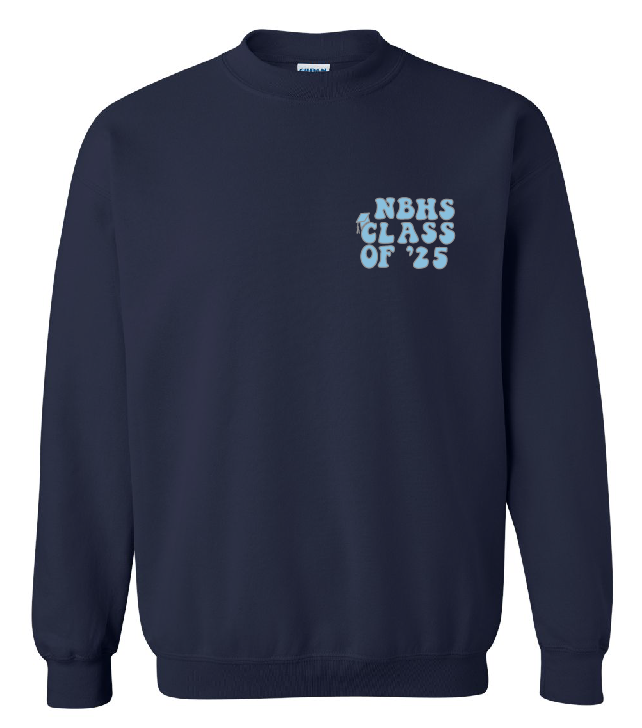 NB 2025 Senior Navy Crewneck Sweatshirt