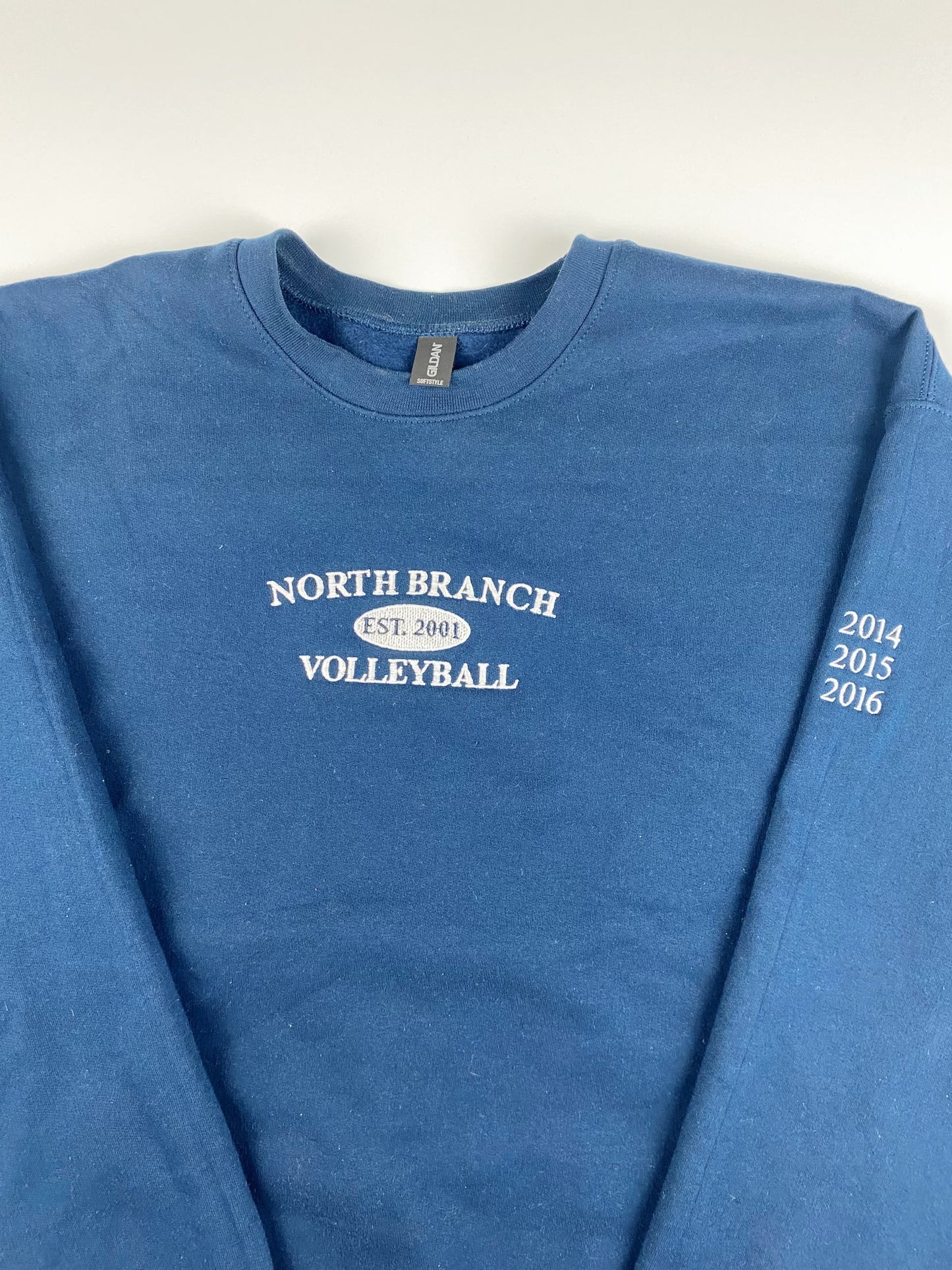 NORTH BRANCH VOLLEYBALL ALUMNI EMBROIDERED CREWNECK SWEATSHIRT