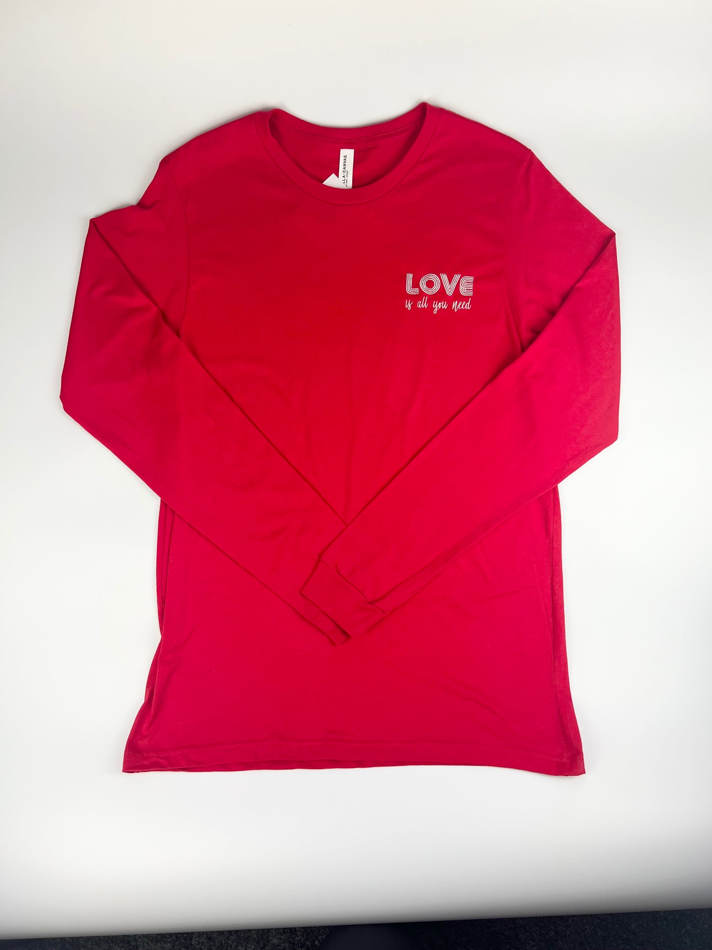 SALE- Love Is All You Need Embroidered Long Sleeve