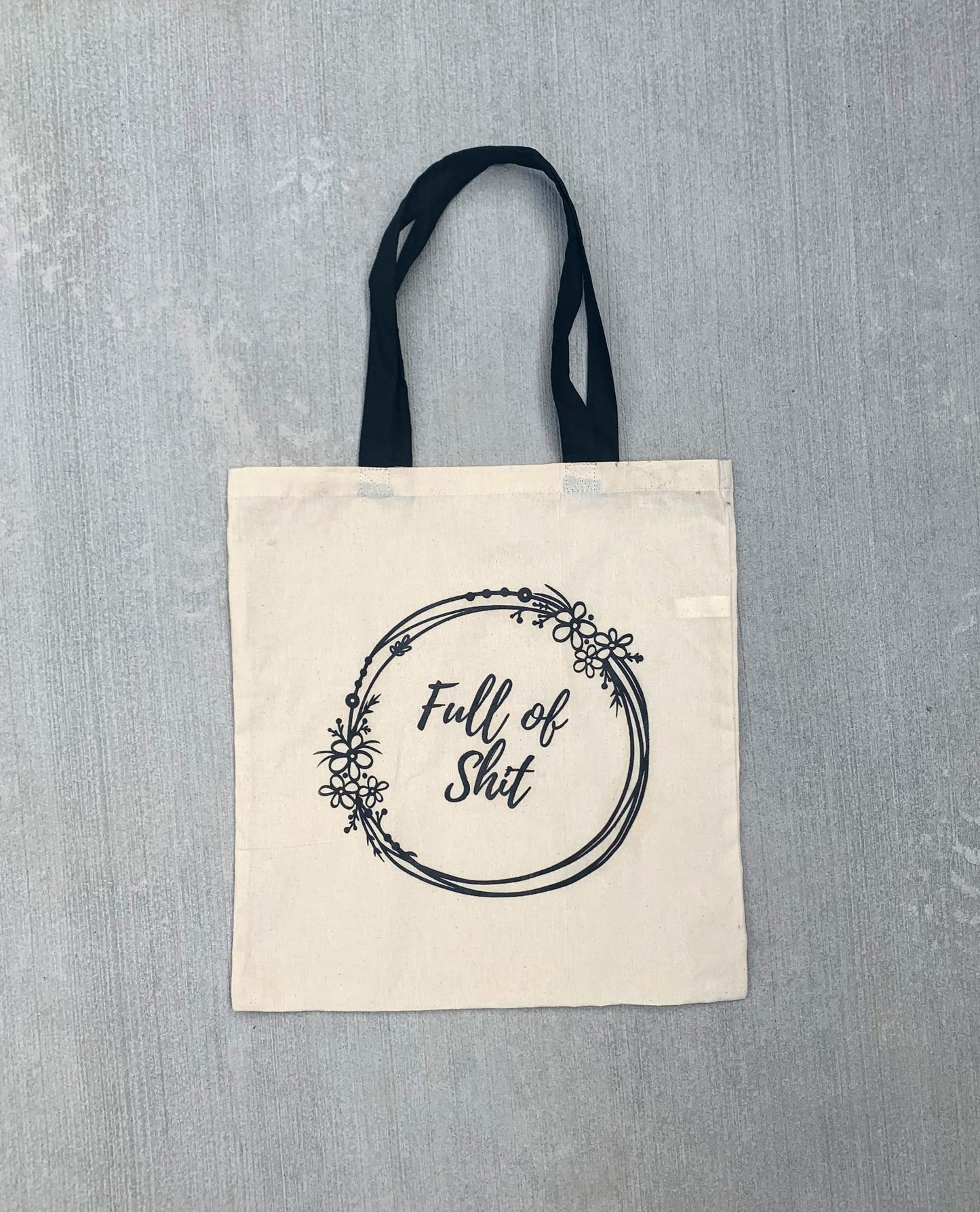 FULL OF SHIT CANVAS BAG