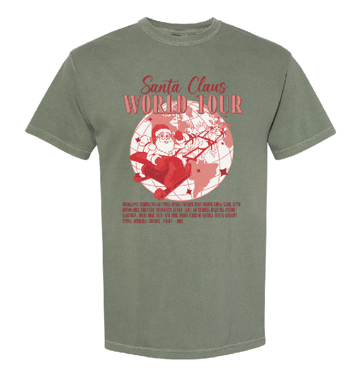 Santa World Tour Concert T-Shirt