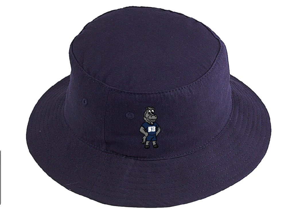 NBE Bronco Mascot Embroidered Bucket Hat