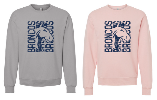 NBE Broncos Adult Crewneck Sweatshirt