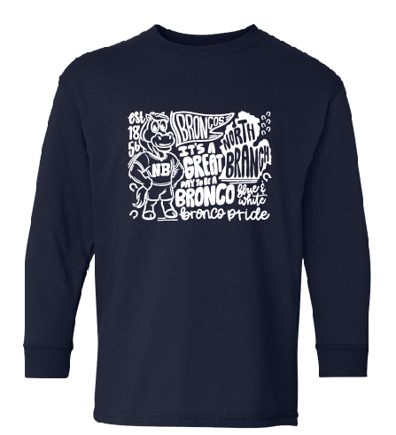 NBE Go Broncos Youth Long Sleeve