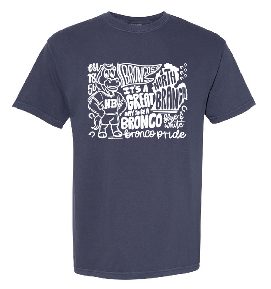 NBE Go Broncos Adult Short Sleeve
