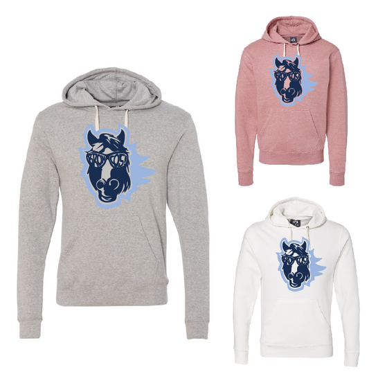 NB Elementary Bronco Adult Hooded Sweatshirt