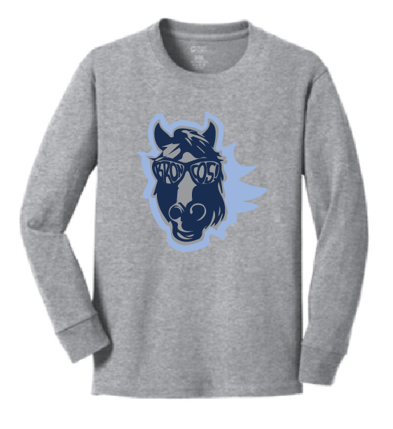 NB Elementary Bronco Youth Long Sleeve