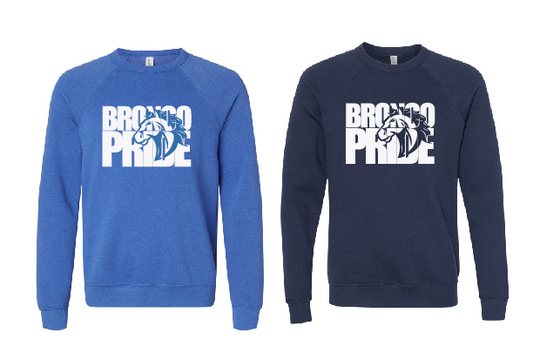 NB Elementary Bronco Pride Adult Crewneck Sweatshirt