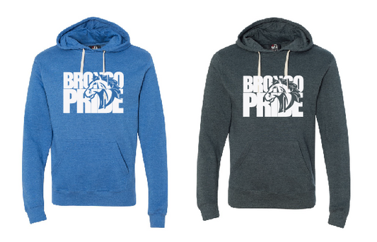 NB Elementary Bronco Pride Adult Hooded Sweatshirt