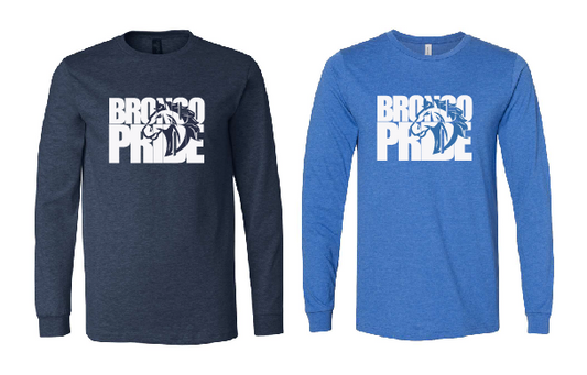 NB Elementary Bronco Pride Adult Long Sleeve