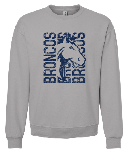 NBE Broncos Adult Crewneck Sweatshirt