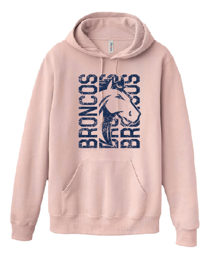 NBE Broncos Adult Hooded Sweatshirt