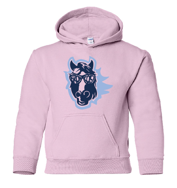 NB Elementary Bronco Youth Hooded Sweatshirt