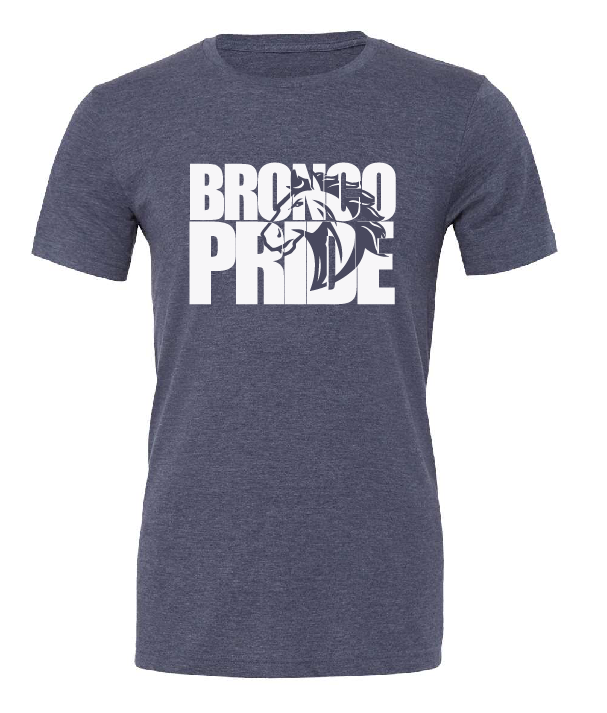 NB Elementary Bronco Pride Adult Short Sleeve