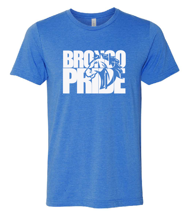 NB Elementary Bronco Pride Adult Short Sleeve