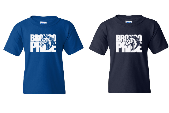 NB Elementary Bronco Pride Youth Short Sleeve