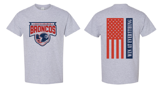 NB Youth Football New 4th of July Short Sleeve