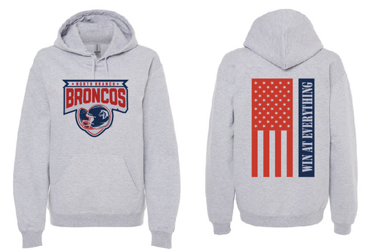 NB Youth Football New 4th of July Hooded Sweatshirt