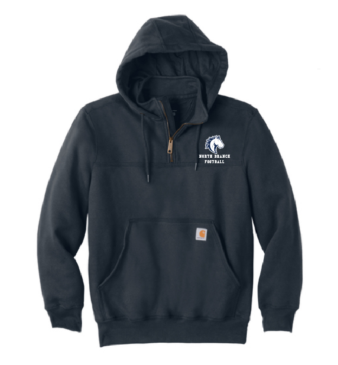 NB Youth Football Embroidered Carhartt 1/4 Zip