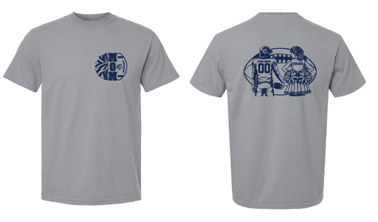 NB Youth Football Custom Football & Cheer Mom Short or Long Sleeve