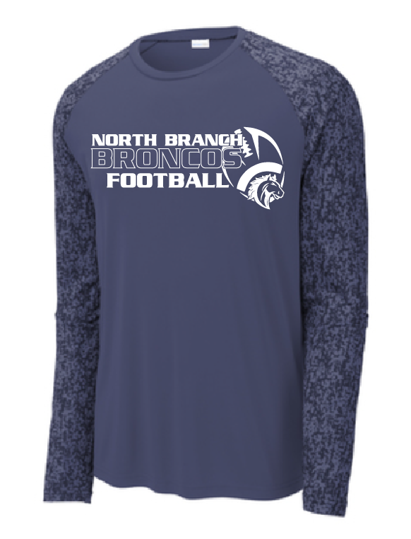 NB Youth Football Adult Camo Performance Long Sleeve