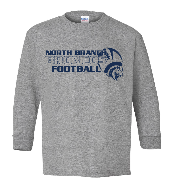 NB Youth Football Youth Gildan Long Sleeve