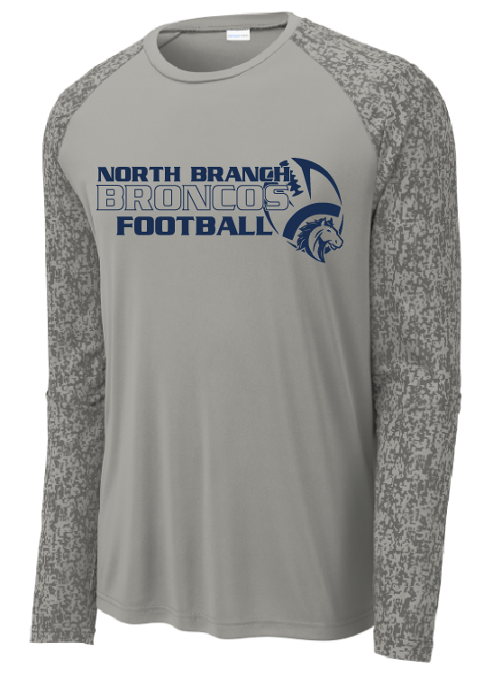 NB Youth Football Adult Camo Performance Long Sleeve