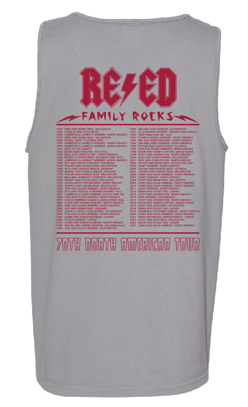 Reed Reunion Adult Tank Top