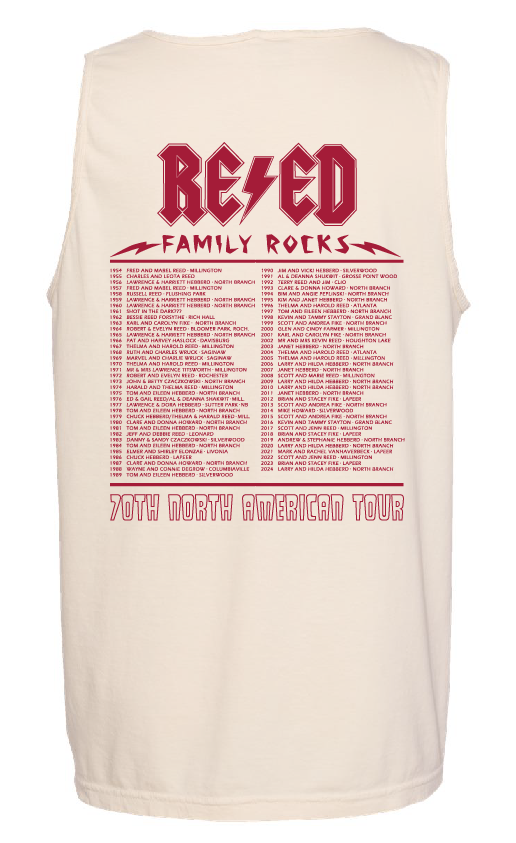 Reed Reunion Adult Tank Top