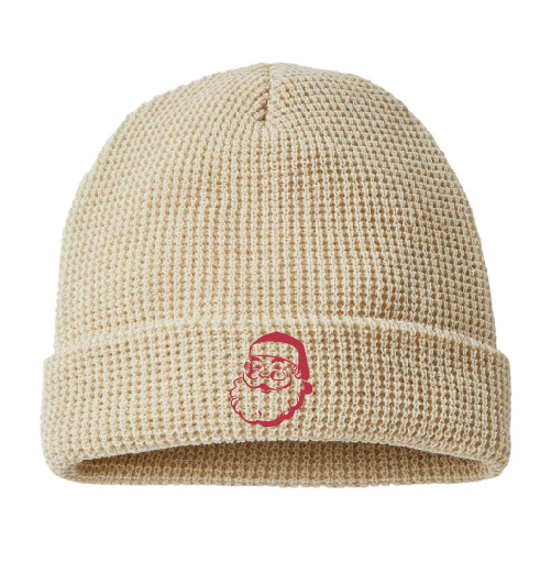 Santa Embroidered Beanie