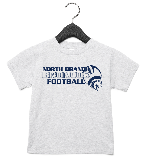 NB Youth Football Infant/Toddler Bella Canvas Short Sleeve