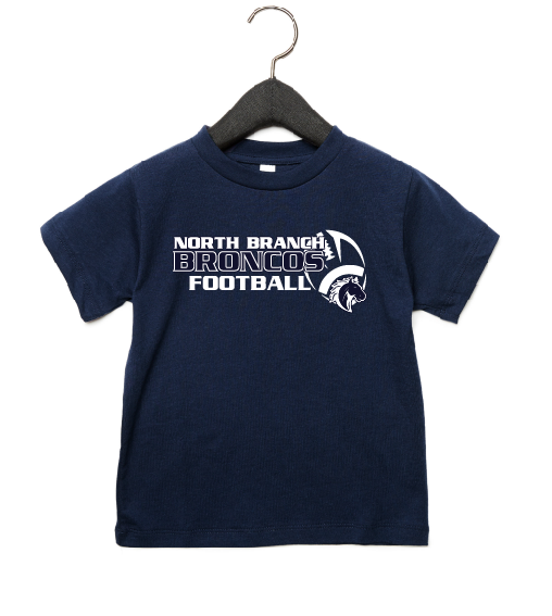 NB Youth Football Infant/Toddler Bella Canvas Short Sleeve