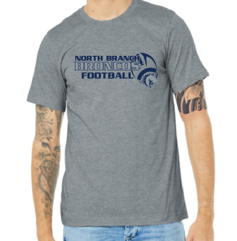 NB Youth Football Adult Bella Canvas Short Sleeve