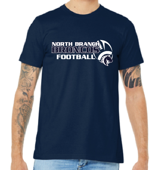 NB Youth Football Adult Bella Canvas Short Sleeve