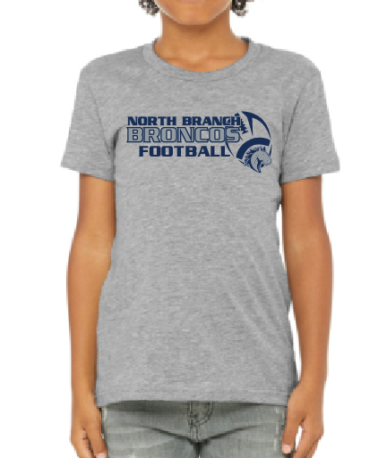 NB Youth Football Youth Bella Canvas Short Sleeve