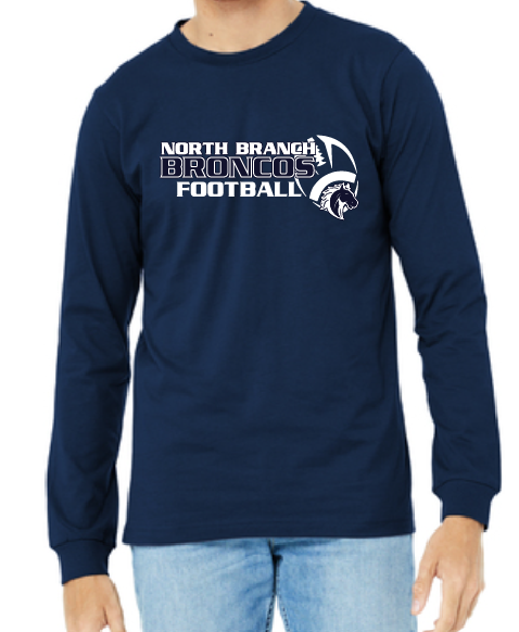 NB Youth Football Adult Bella Canvas Long Sleeve