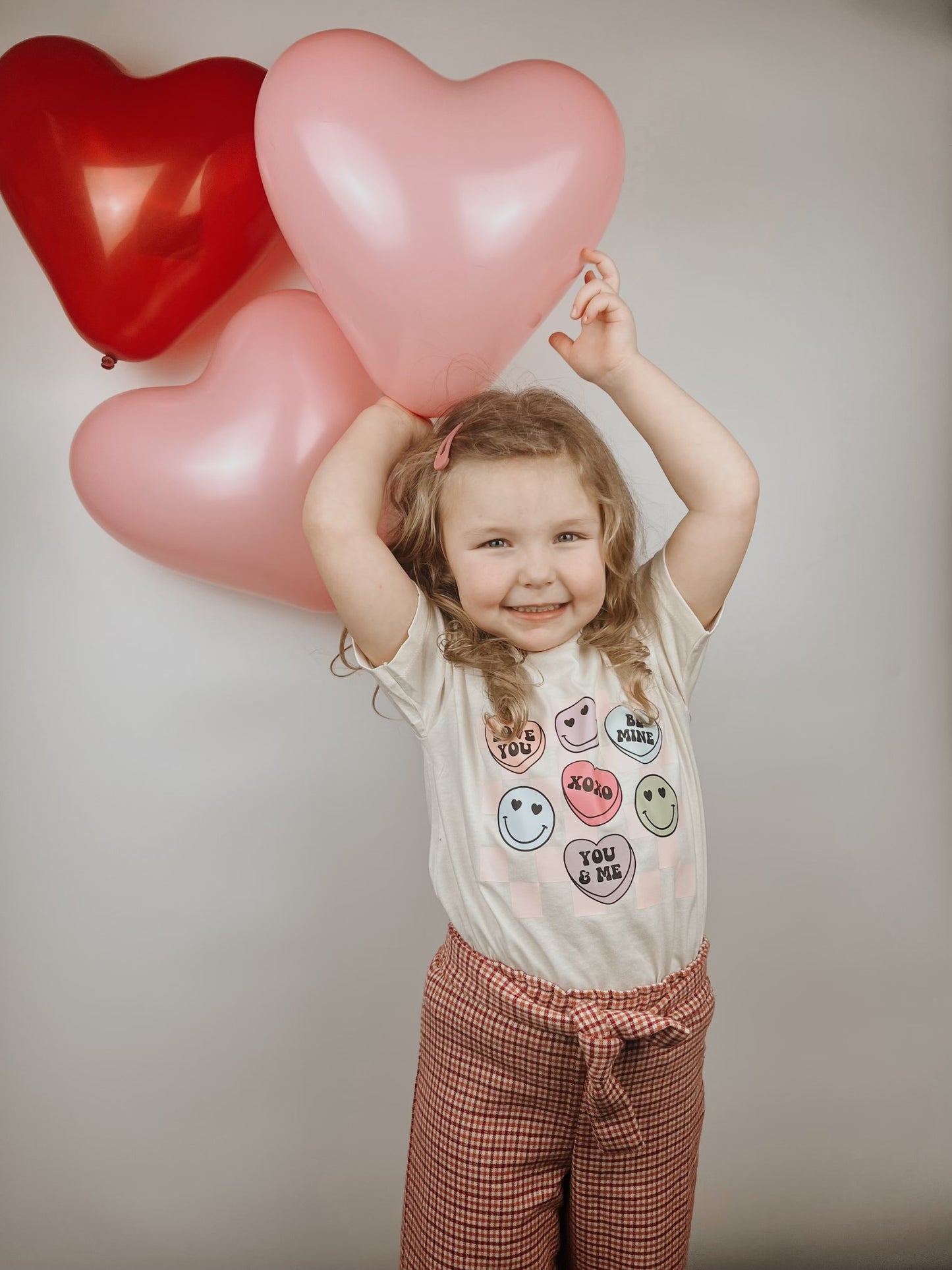 Candy Hearts Kids Short Sleeve