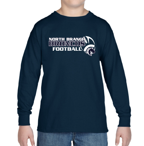 NB Youth Football Youth Gildan Long Sleeve