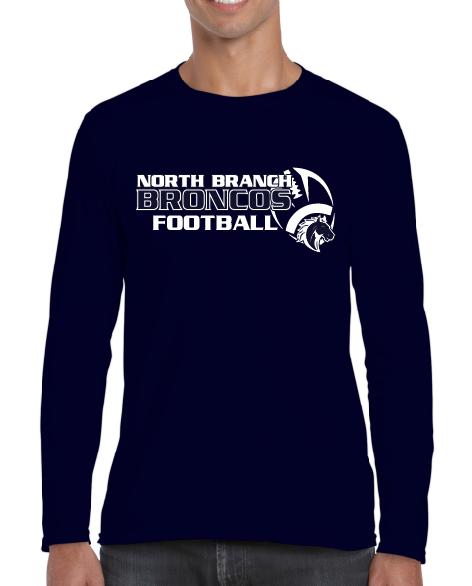 NB Youth Football Adult Gildan Long Sleeve