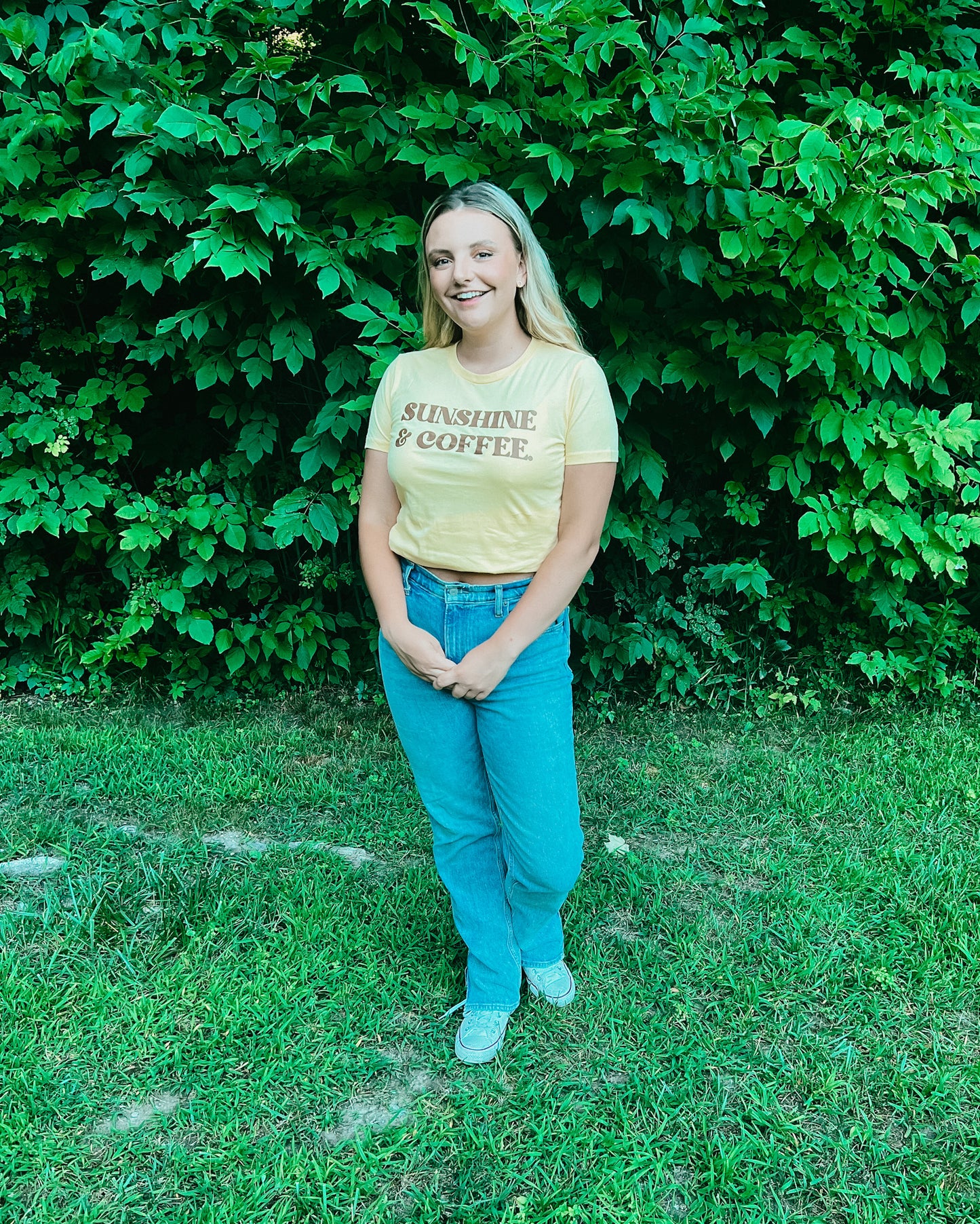 SUNSHINE AND COFFEE SHORT SLEEVE