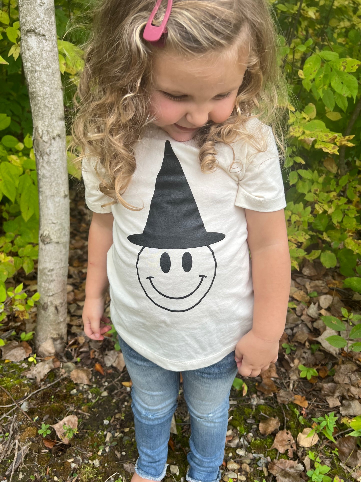 Witch Toddler and Youth Short Sleeve Halloween Shirt