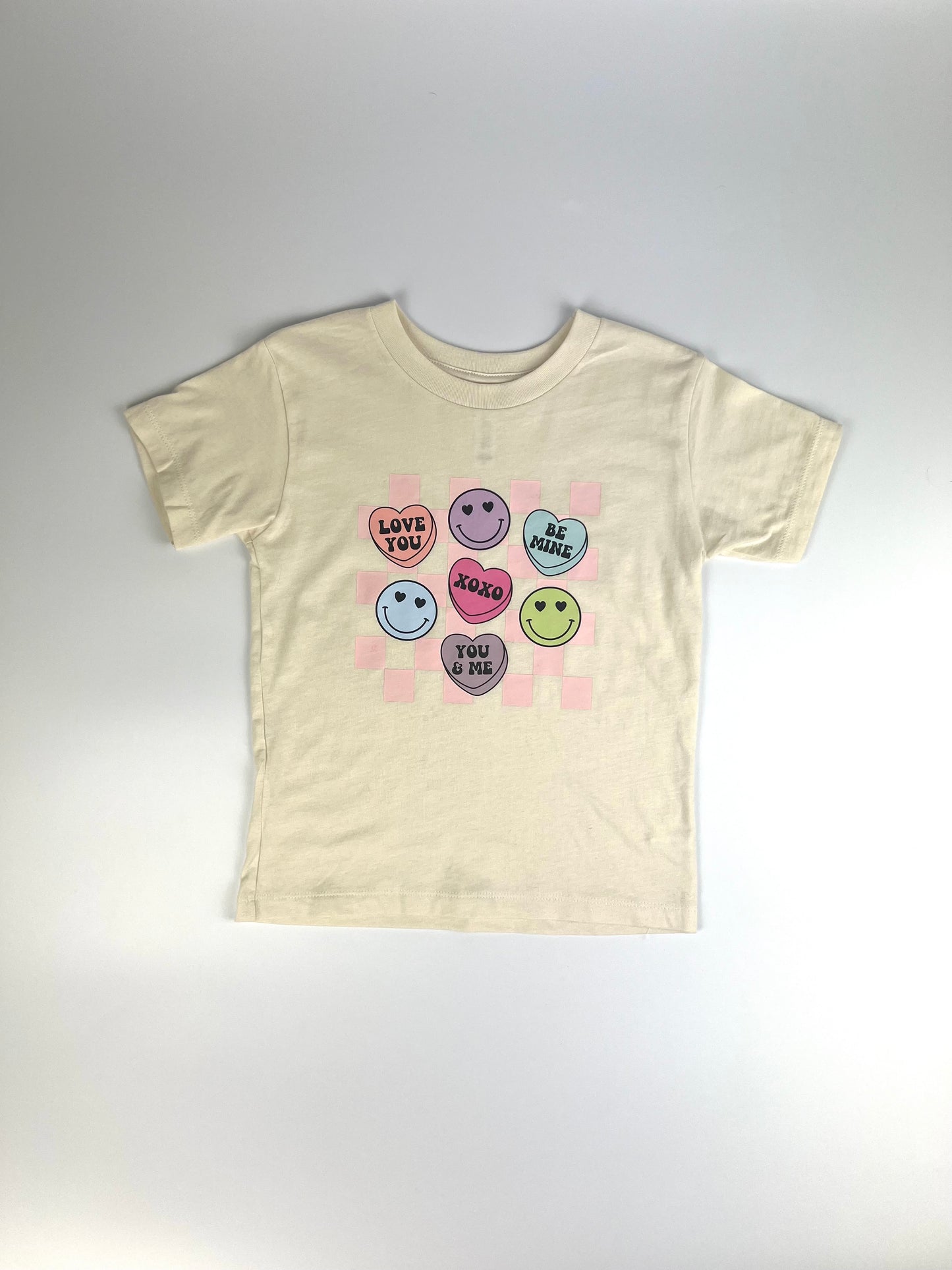 Candy Hearts Kids Short Sleeve