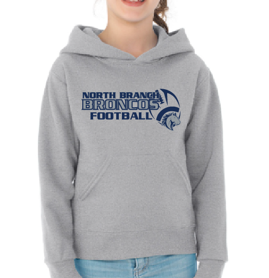 NB Youth Football Youth Jerzee Hooded Sweatshirt