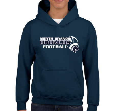 NB Youth Football Youth Jerzee Hooded Sweatshirt