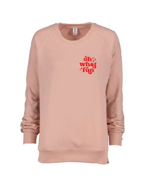 Oh What Fun Adult Embroidered Sweatshirt