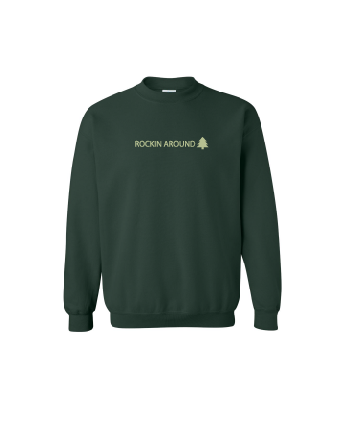 Rockin Around Adult Crewneck Sweatshirt