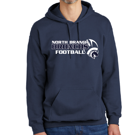 NB Youth Football Adult Gildan Hooded Sweatshirt